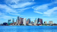 Downtown Boston Massachusetts Skyline