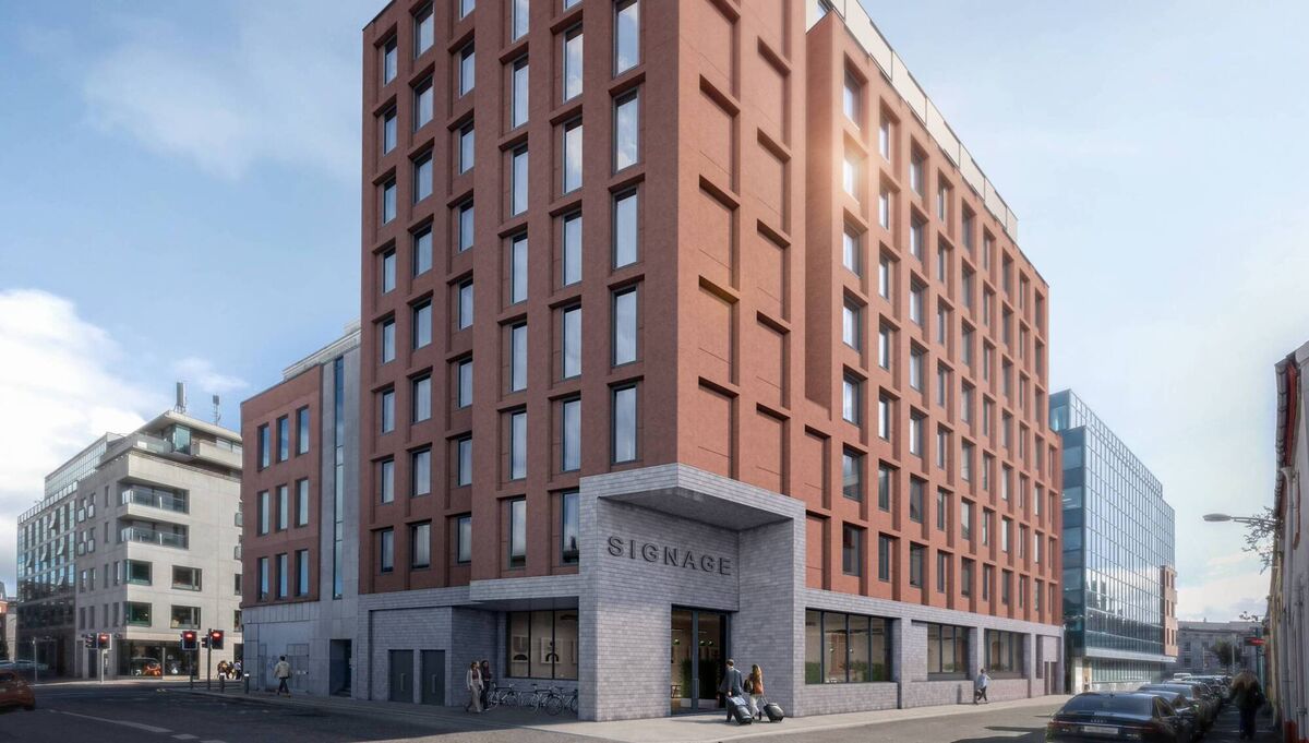 Computer-generated image of the planned new Cork hotel. Construction begins later this year. Image: 3D Design Bureau
