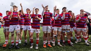 <p>RELIEF: St. Munchins celebrate booking a first final appearance in 14 years. Pic: Tom O’Hanlon/Inpho</p>
