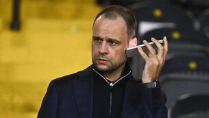 <p>FAI director of football John Martin before the SSE Airtricity Men's Premier Division match between Dundalk and Drogheda United. Pic: Ben McShane/Sportsfile.</p> <p>FAI director of football John Martin before the SSE Airtricity Men's Premier Division match between Dundalk and Drogheda United. Pic: Ben McShane/Sportsfile.</p>
