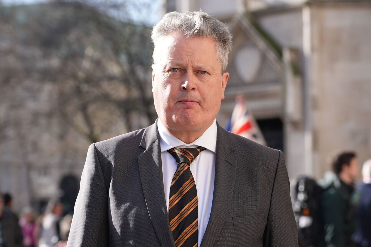 Journalist Vincent Kearney leaving the Royal Courts Of Justice in London, where an Investigatory Powers Tribunal hearing is examining claims that he and investigative reporter Christopher Moore in Northern Ireland were subjected to unlawful covert intelligence gathering. Picture: Lucy North/PA Wire