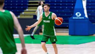 <p>CJ Fulton in training at the National Basketball Arena. Pic: Morgan Treacy/Inpho</p>