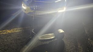 <p>The scooter was seized, and gardaí spoke to the child's parents. Picture: An Garda Síochána</p> <p>The scooter was seized, and gardaí spoke to the child's parents. Picture: An Garda Síochána</p>