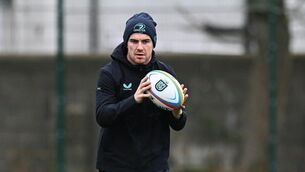 <p>Luke McGrath during a Leinster Rugby squad training session at Thornfields in UCD, Belfield, Dublin. Photo by Piaras Ó Mídheach/Sportsfile</p>