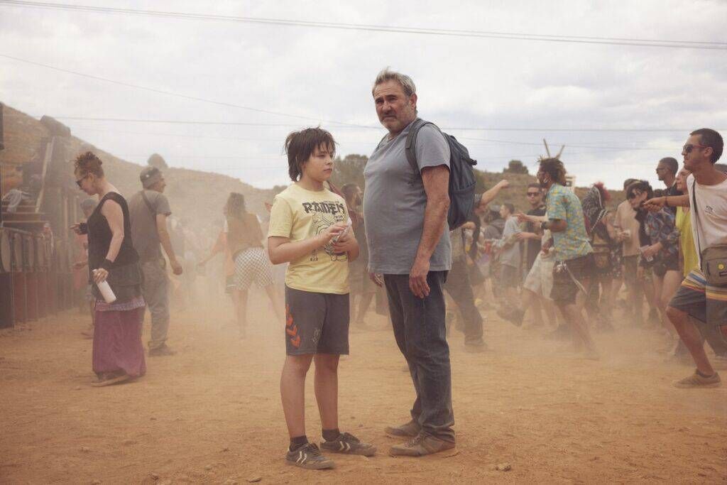 Sergi López and Bruno Núñez Arjona in 'Sirât' (2025)