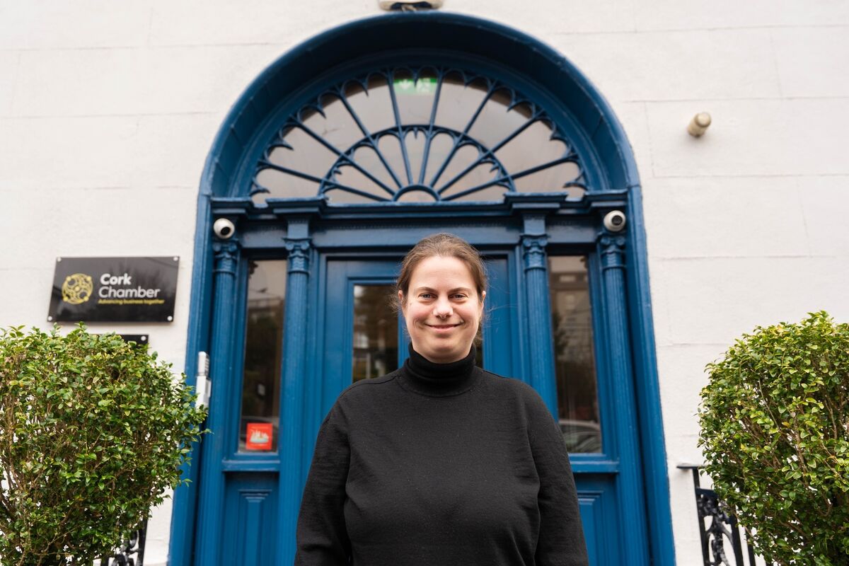 Ruby Hardy Brown, who works part-time in the Cork Chamber and as a barista, thanks to the support of Ability@Work. Picture: Noel Sweeney.