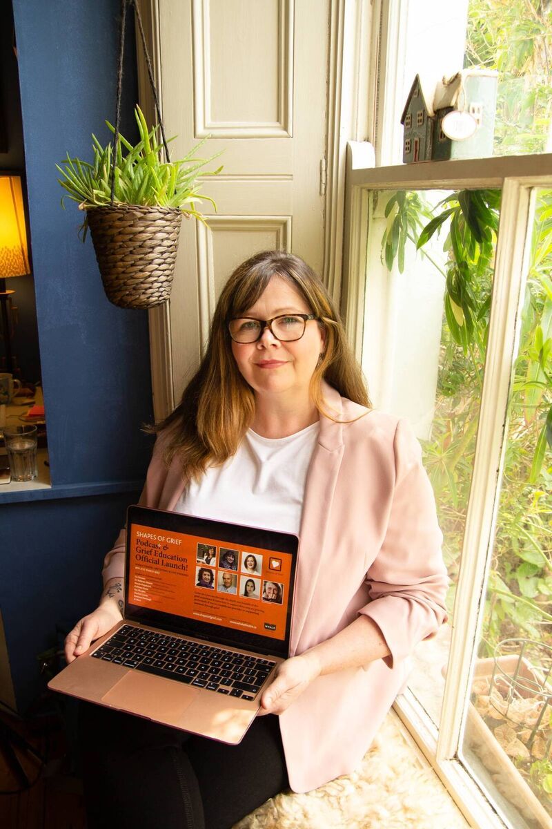 Liz Gleeson, grief psychotherapist and founder of Shapes of Grief.