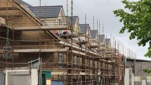 <p>The Department of Finance said there will need to be a further strengthening in commencements and planning approvals in the first half of 2026. Picture: PA</p>