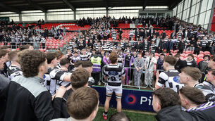 <p>PBC’ players celebrate with fans. Pic: INPHO/Bryan Keane</p> <p>PBC’ players celebrate with fans. Pic: INPHO/Bryan Keane</p>