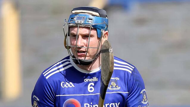 <p>Mount Sion's Austin Gleeson in action against Roanmore. Pic: Noel Browne</p>