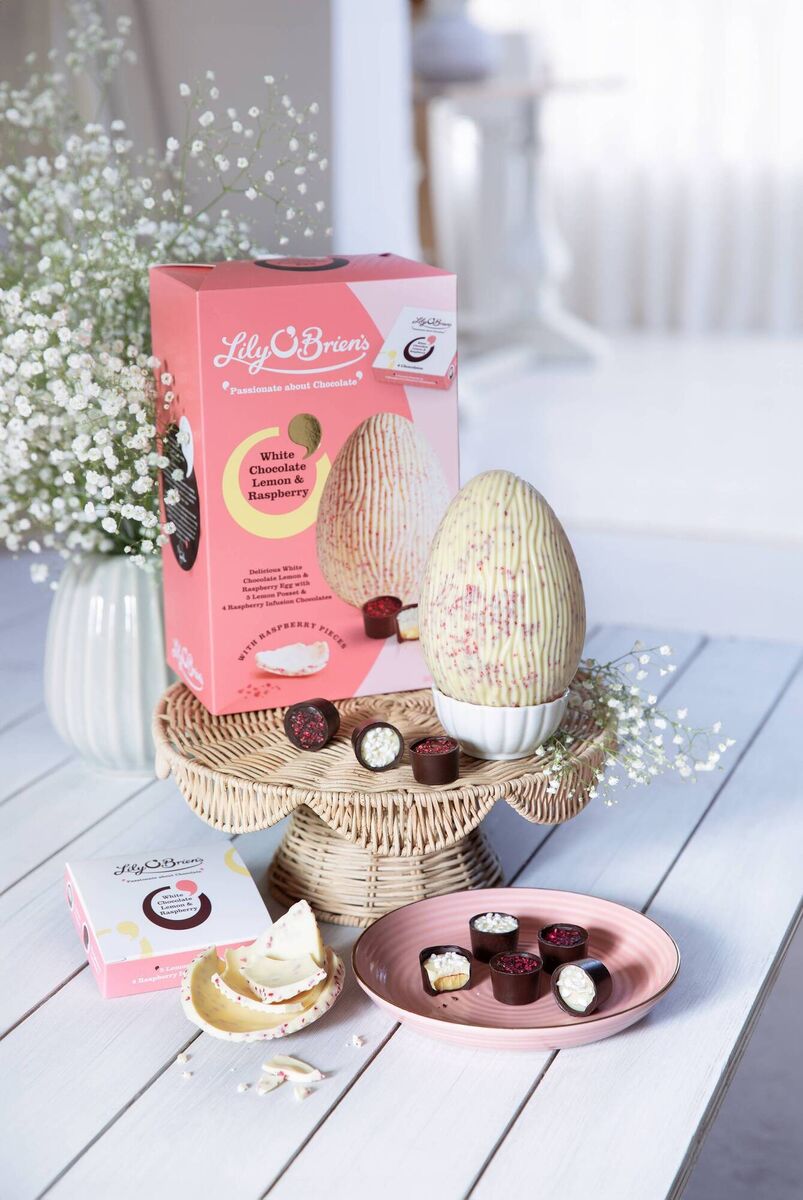 This Easter, Lily O’Brien’s Chocolates has introduced fresh new white chocolate, lemon, and raspberry Easter eggs