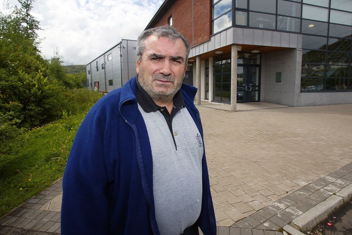 Undated file photo of Freddie Scappaticci, who is widely believed to be the IRA agent known as 'Stakeknife', outside the offices of the Andersonstown News in west Belfast in 2003. Picture: PA
