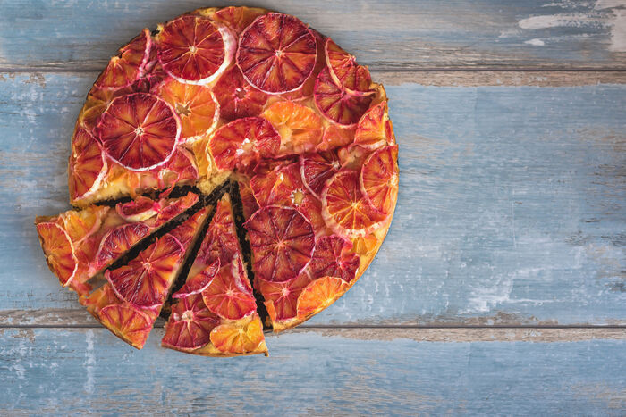 Blood Orange & Almond Cake