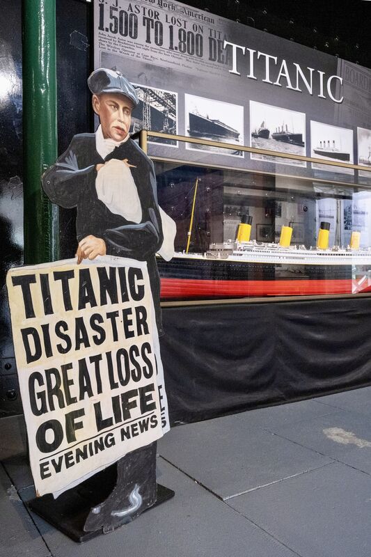 Inside the Cobh Heritage Centre, interactive exhibitions trace the stories of Irish emigrants, convict ships, and the final hours of the Titanic and Lusitania. Picture: Chani Anderson