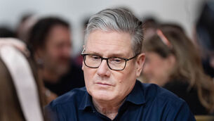 <p>British prime minister Keir Starmer in London on Friday, after the Green Party won the Gorton and Denton by-election. Picture: Stefan Rousseau/PA</p>