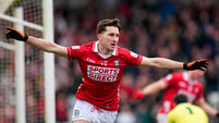Chris ÓG Jones celebrates his goal 22/2/2026