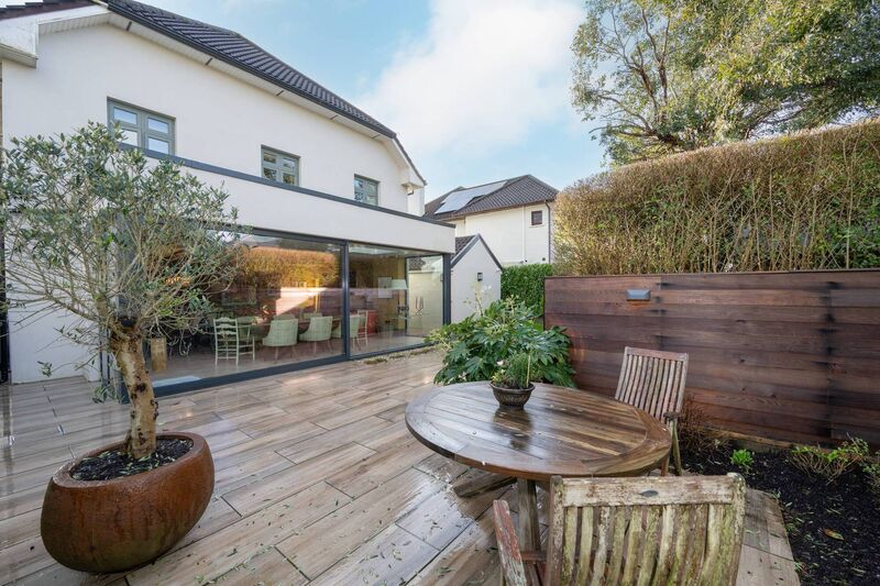 Secluded rear patio Secluded rear patio