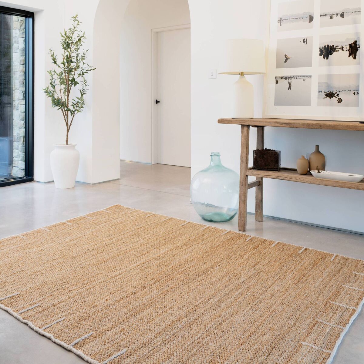 Peter Irvine's jute rug for Kukoon.