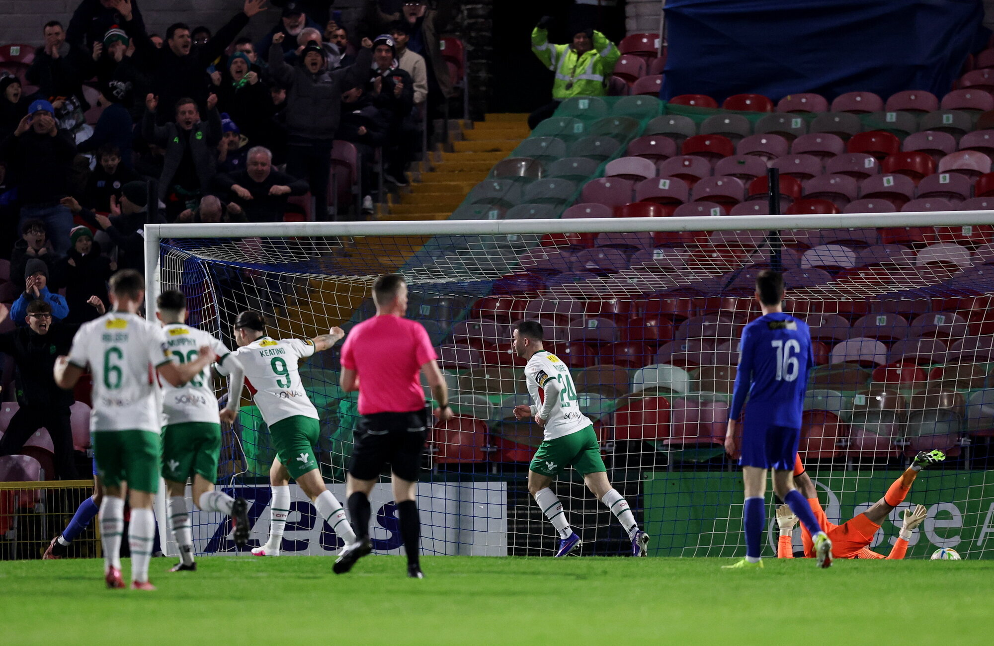 Seani Maguire header makes it three wins in a row for Cork City