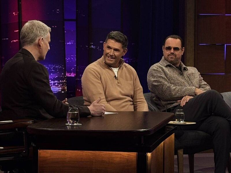 Padraig Harrington and Danny Dyer on The Late Late Show Padraig Harrington and Danny Dyer on The Late Late Show