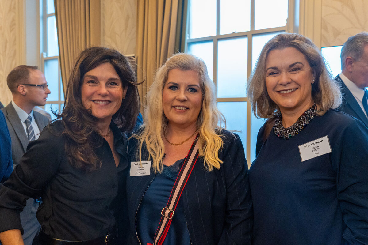 Auctioneer Johanna Murphy, Naoimh Frawley, Cork Chamber, and Gillian Bergin, Dell, at the Future Cork breakfast at the Metropole Hotel in Cork on Friday. Picture: Noel Sweeney Auctioneer Johanna Murphy, Naoimh Frawley, Cork Chamber, and Gillian Bergin, Dell, at the Future Cork breakfast at the Metropole Hotel in Cork on Friday. Picture: Noel Sweeney