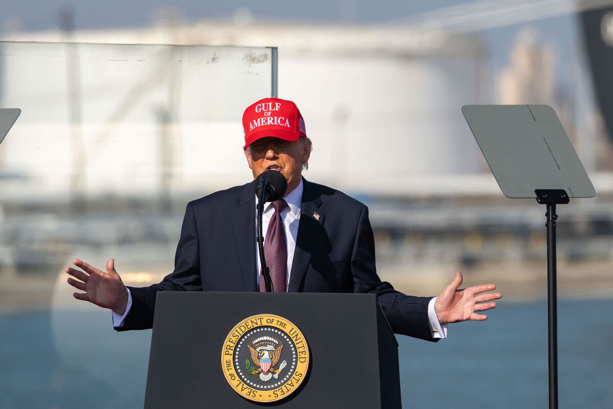 President Donald Trump speaks at the Port of Corpus Christi in Corpus Christi, Texas, Friday, Feb. 27, 2026. (AP Photo/Michael Gonzalez) President Donald Trump speaks at the Port of Corpus Christi in Corpus Christi, Texas, Friday, Feb. 27, 2026. (AP Photo/Michael Gonzalez)