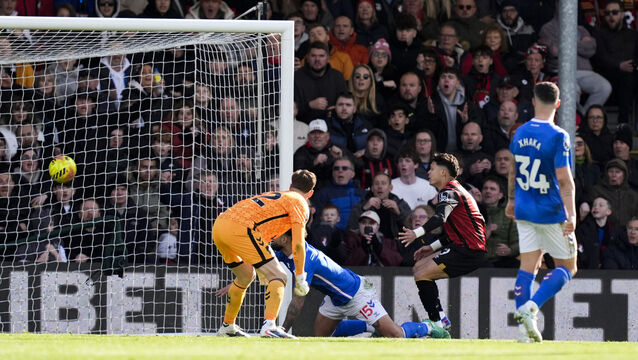 <p>Bournemouth’s Evanilson earned his side a point. Pic: Andrew Matthews/PA</p>