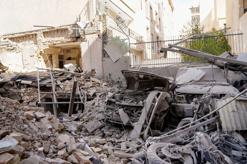 Rubble remains in the aftermath of an Israeli-US strike in Tehran, Iran, Saturday, Feb. 28, 2026. (AP Photo/Amir Kholousi, ISNA) Rubble remains in the aftermath of an Israeli-US strike in Tehran, Iran, Saturday, Feb. 28, 2026. (AP Photo/Amir Kholousi, ISNA)
