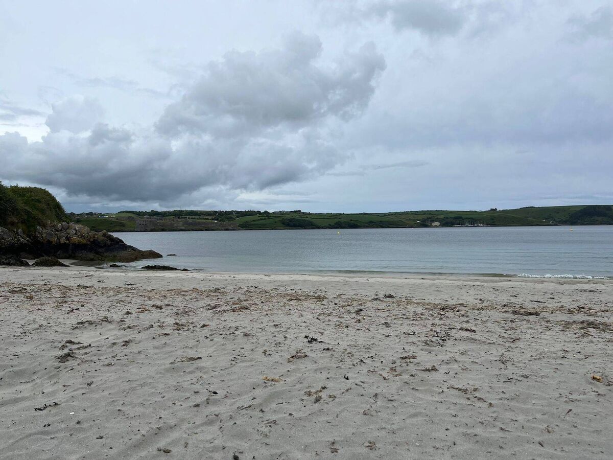 Dock Beach overlooking Kinsale Harbour. Dock Beach overlooking Kinsale Harbour.