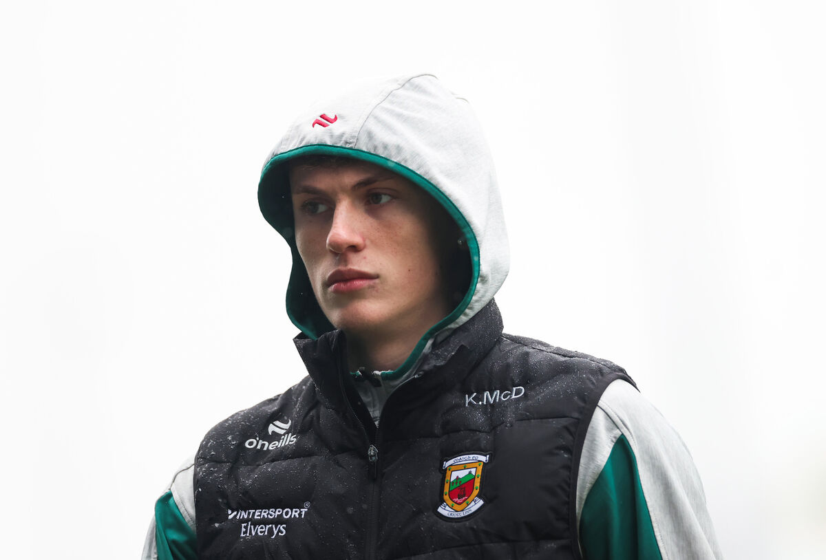 Mayo’s Kobe McDonald arrives in Castlebar for the clash with Armagh. Pic: James Crombie/Inpho Mayo’s Kobe McDonald arrives in Castlebar for the clash with Armagh. Pic: James Crombie/Inpho