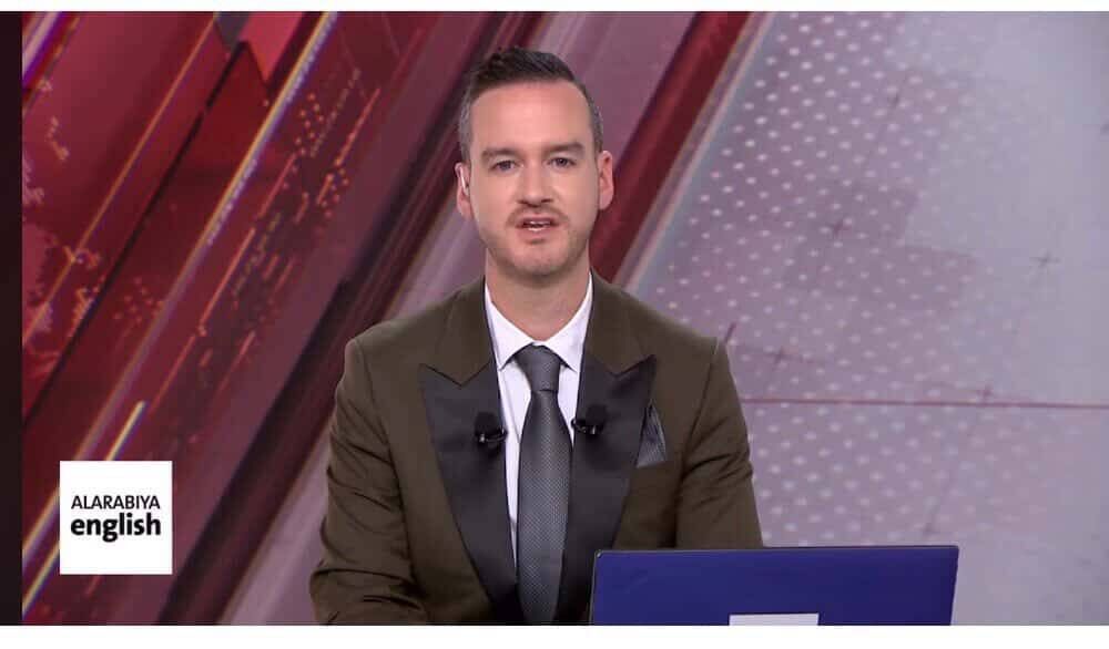 Limerick journalist with the Al Arabiya (English) television news channel, in Dubai, John Hayes. 