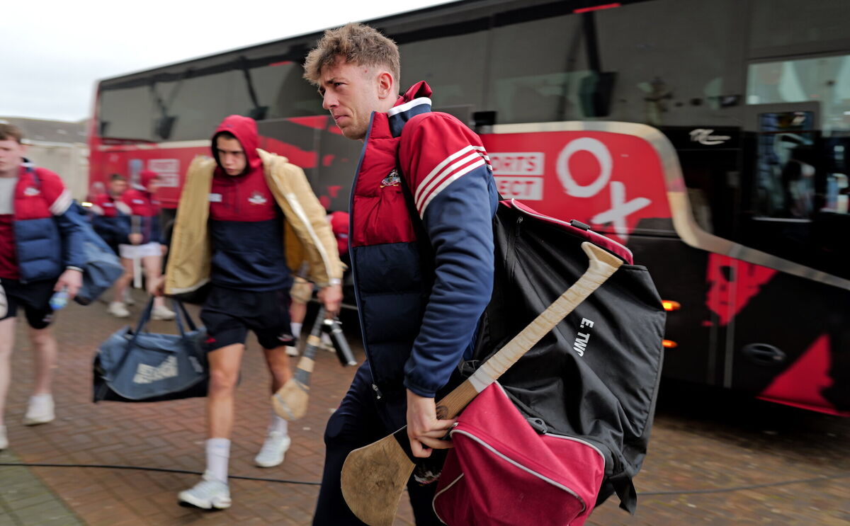 Ethan Twomey of Cork arrives for the Allianz Hurling League Division 1A match between Kilkenny and Cork. Pic: Ray McManus/Sportsfile Ethan Twomey of Cork arrives for the Allianz Hurling League Division 1A match between Kilkenny and Cork. Pic: Ray McManus/Sportsfile