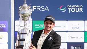 <p>Casey Jarvis with the trophy after winning The Investec South African Open Championship at Stellenbosch Golf Club. Picture: Warren Little/Getty Images</p> <p>Casey Jarvis with the trophy after winning The Investec South African Open Championship at Stellenbosch Golf Club. Picture: Warren Little/Getty Images</p>