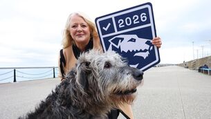 <p>Louise McKeown Doogan, Chief Growth Officer at .IE, with Irish wolfhound Tara, representing the symbol of Ireland’s first Digital Trust Mark which has been launched by the national domain registry. Picture: Robbie Reynolds </p> <p>Louise McKeown Doogan, Chief Growth Officer at .IE, with Irish wolfhound Tara, representing the symbol of Ireland’s first Digital Trust Mark which has been launched by the national domain registry. Picture: Robbie Reynolds </p>