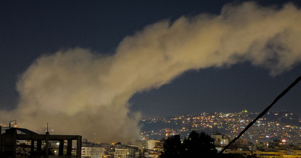 Israel launches strikes on Beirut after Hezbollah fires missiles across border