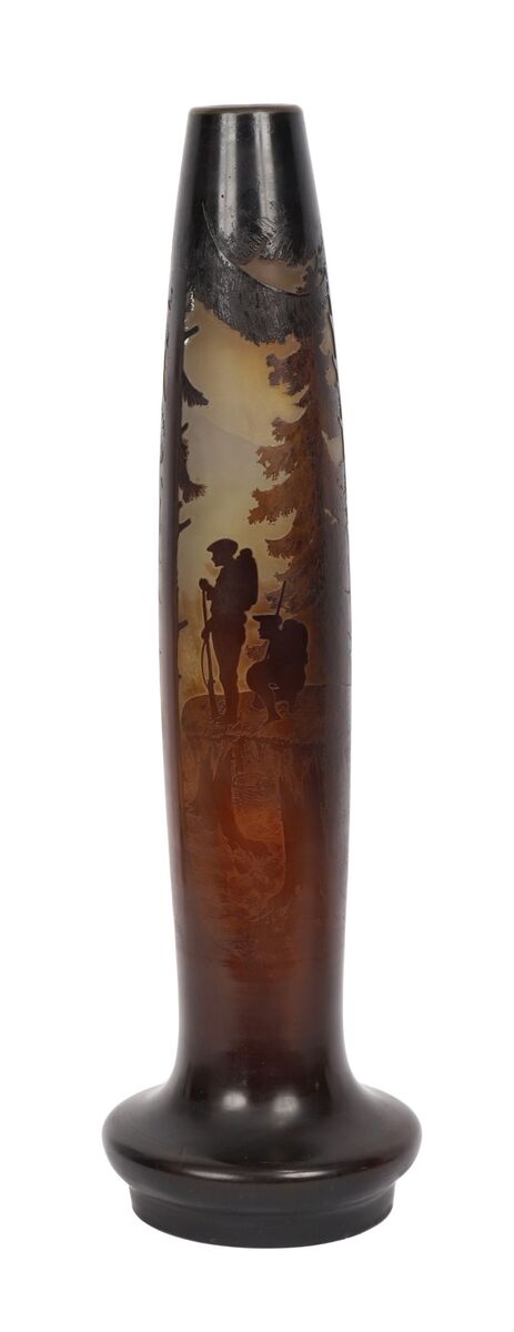 A rare Gallé First World War vase features at Sheppard's.