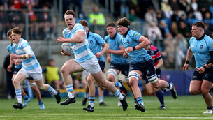 <p>Bernard White scored a superb individual try for Blackrock College in their Leinster Schools Senior Cup semi-final victory over St Michael's. Pic: ©INPHO/Andrew Conan</p> <p>Bernard White scored a superb individual try for Blackrock College in their Leinster Schools Senior Cup semi-final victory over St Michael's. Pic: ©INPHO/Andrew Conan</p>