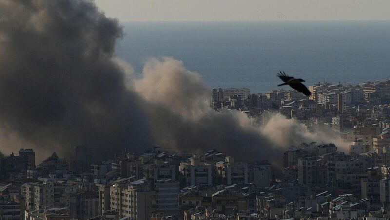 Smoke rises following Israeli airstrikes on Dahiyeh, a southern suburb of Beirut, Lebanon, Monday, March 2, 2026. (AP Photo/Hassan Ammar) Smoke rises following Israeli airstrikes on Dahiyeh, a southern suburb of Beirut, Lebanon, Monday, March 2, 2026. (AP Photo/Hassan Ammar)