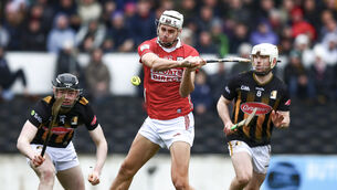 <p>DIRECTION OF TRAVEL: Cork's Alan Walsh shoots in action against Kilkenny. Pic: ©INPHO</p>