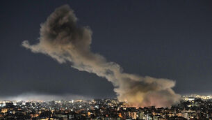 Smoke rises from Israeli airstrikes in Dahiyeh, a southern suburb of Beirut, Lebanon, early on Tuesday, March 3 2026 (Bilal Hussein/AP) Smoke rises from Israeli airstrikes in Dahiyeh, a southern suburb of Beirut, Lebanon, early on Tuesday, March 3 2026 (Bilal Hussein/AP)