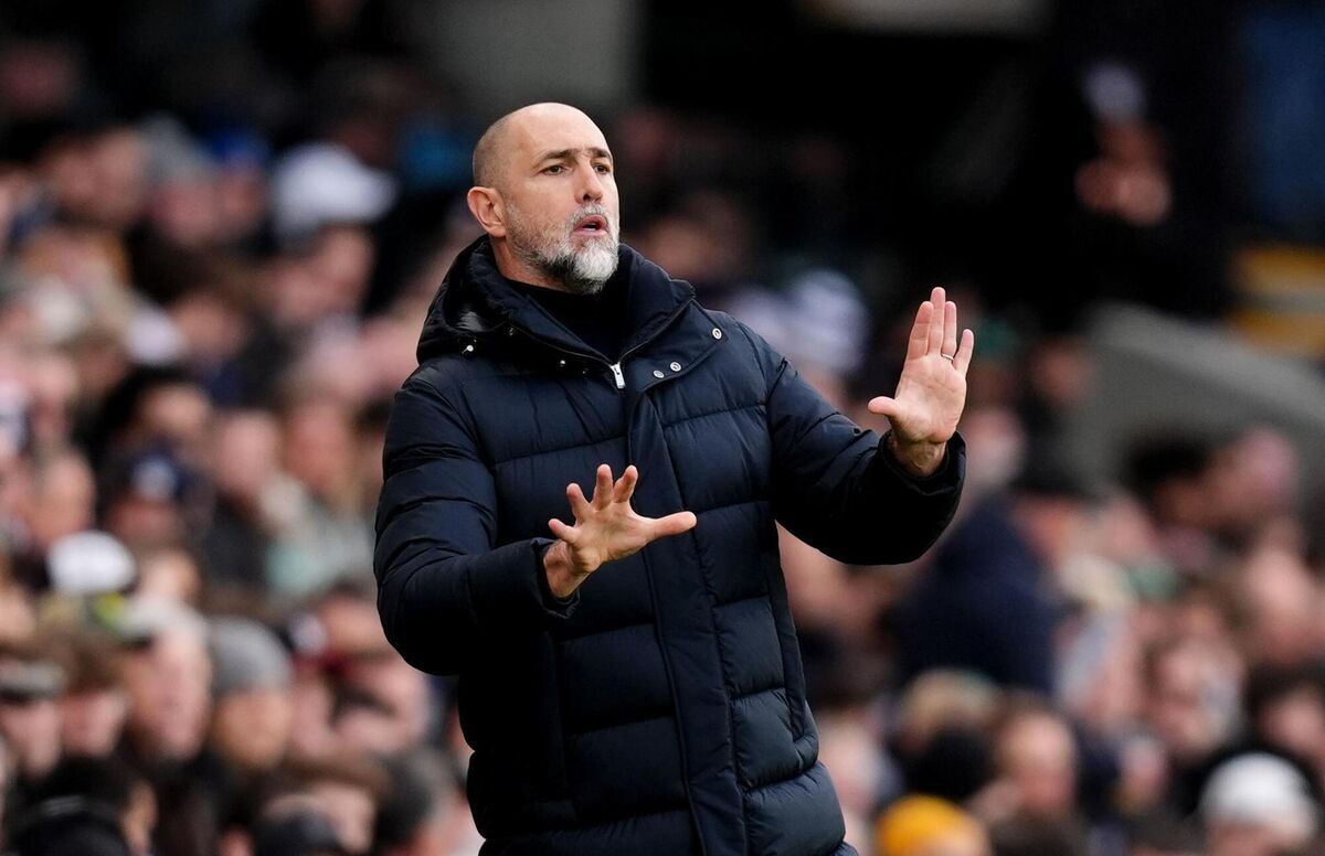 Igor Tudor is struggling to get a tune out of a Spurs side that are sinking like a stone. Pic: John Walton/PA