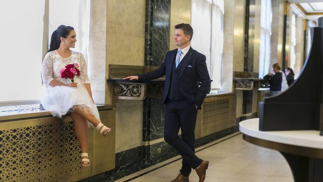 <p>Paula MacSweeney: 'It was so romantic; this wasn't an elopement done in a hurry or anything. We mindfully and thoughtfully made the decision, and it was so right for us.'</p>