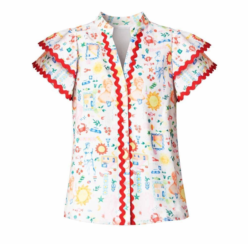 Frill Sleeve Blouse, €137, fee G