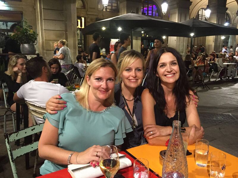 Louise Dunne, Karen Hough and Vickie Maye on their trip of a lifetime