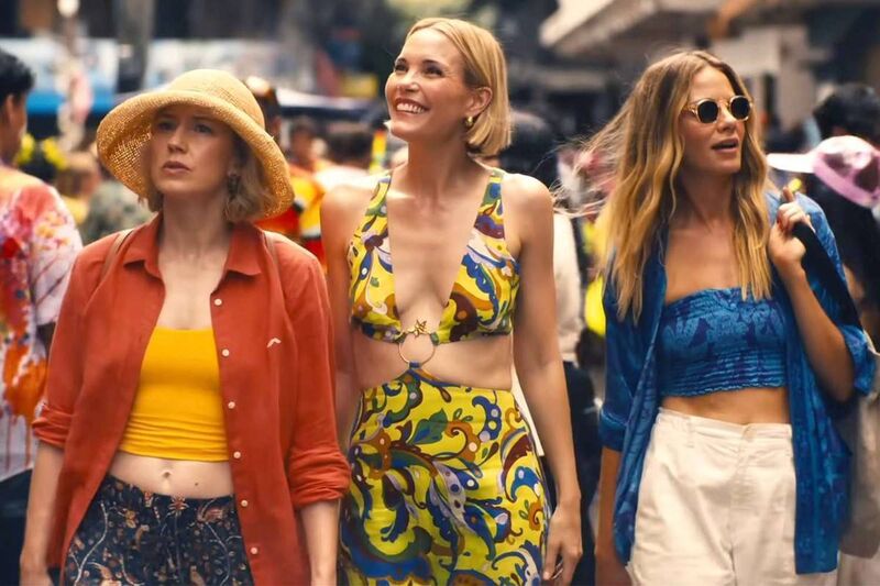 Laurie, Jaclyn and Kate in The White Lotus.