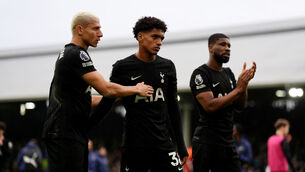 <p>RELEGATION TROUBLE: Spurs' 2-1 defeat to Fulham on Sunday left them four points above the Premier League drop zone. Pic: John Walton/PA Wire.</p>