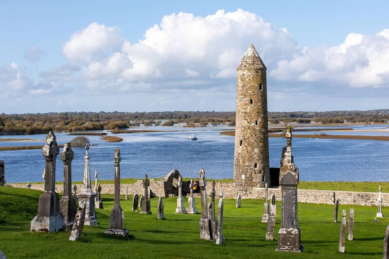 Clonmacnoise, situated on the bank of the River Shannon at Offaly, the sixth-century monastic site has welcomed pilgrims for 1,500 years. 