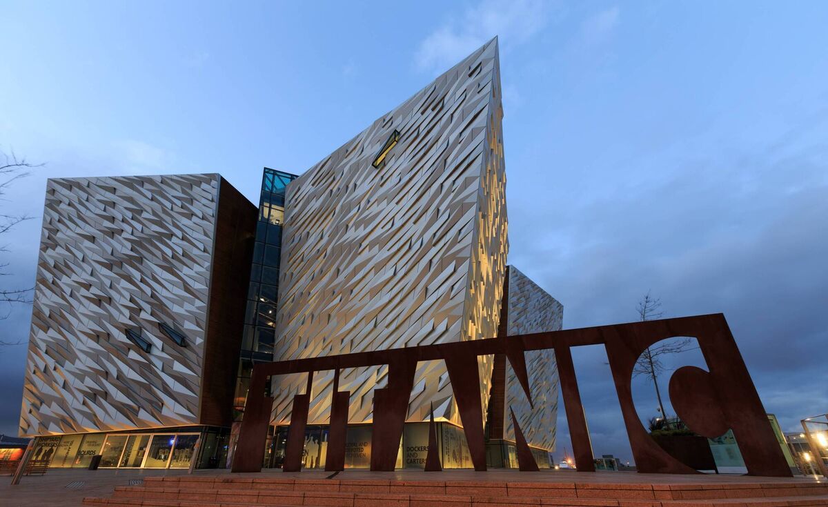 The Titanic Quarter, one of the most popular tourist attractions in Belfast. 