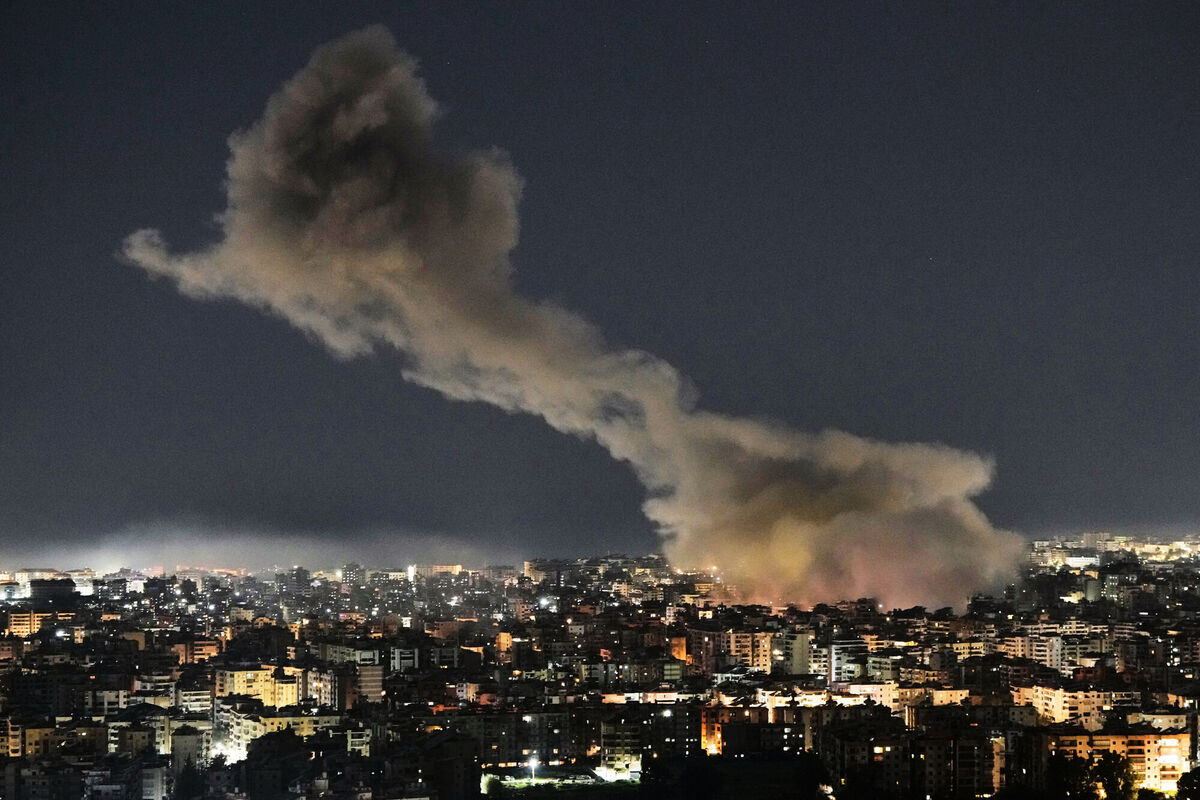 Smoke rises from Israeli airstrikes in Dahiyeh, a southern suburb of Beirut, Lebanon, early Tuesday, March 3, 2026. (AP Photo/Bilal Hussein) Smoke rises from Israeli airstrikes in Dahiyeh, a southern suburb of Beirut, Lebanon, early Tuesday, March 3, 2026. (AP Photo/Bilal Hussein)