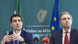 <p>Simon Harris and public expenditure Minister Jack Chambers were before the Oireachtas Budgetary Oversight Committee on Tuesday to discuss the recently-approved medium-term fiscal plan. File picture: Sam Boal/Collins</p> <p>Simon Harris and public expenditure Minister Jack Chambers were before the Oireachtas Budgetary Oversight Committee on Tuesday to discuss the recently-approved medium-term fiscal plan. File picture: Sam Boal/Collins</p>